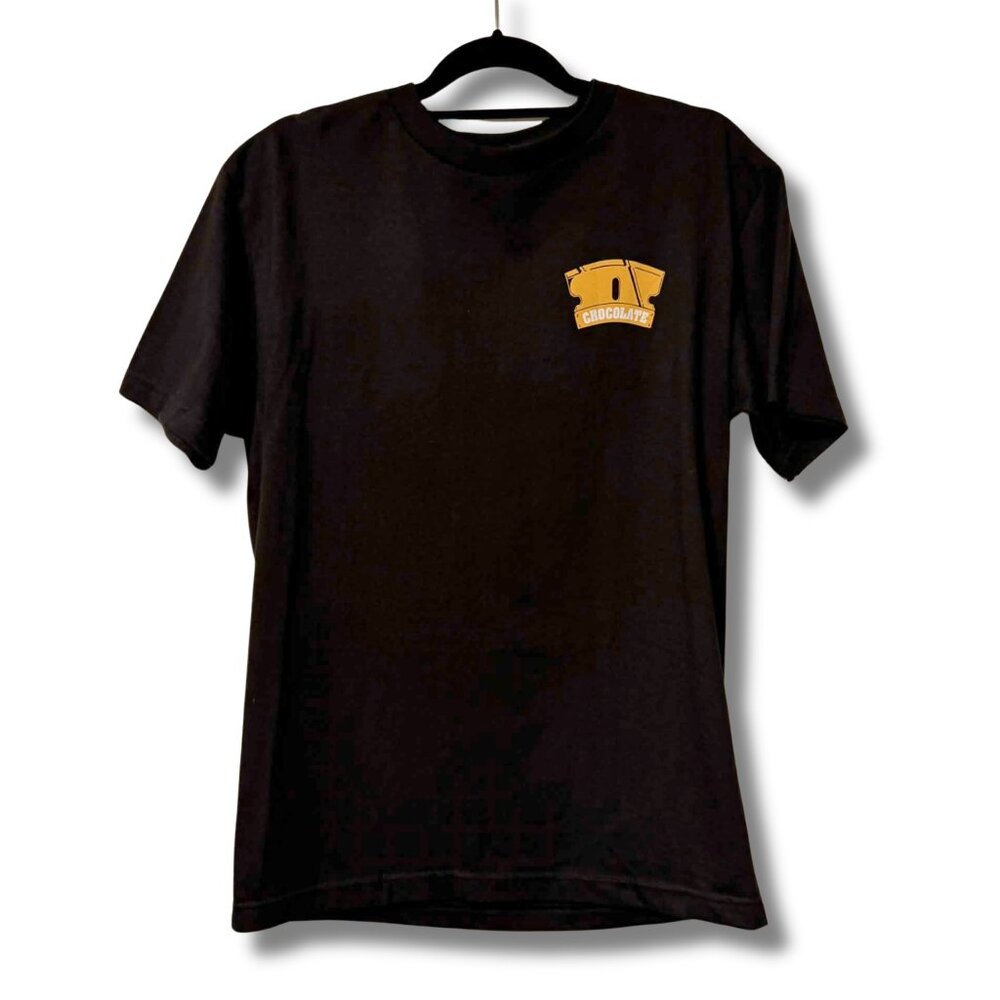 Chocolate Skateboards Logo T-Shirt | Black & Gold Skate Tee | NWT Size M